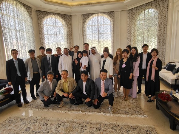 에이넥스 코리아가 두바이에서 'A-NEX DUBAI' 개소식을 진행하고 있다. (사진 출처 = 에이넥스 코리아)